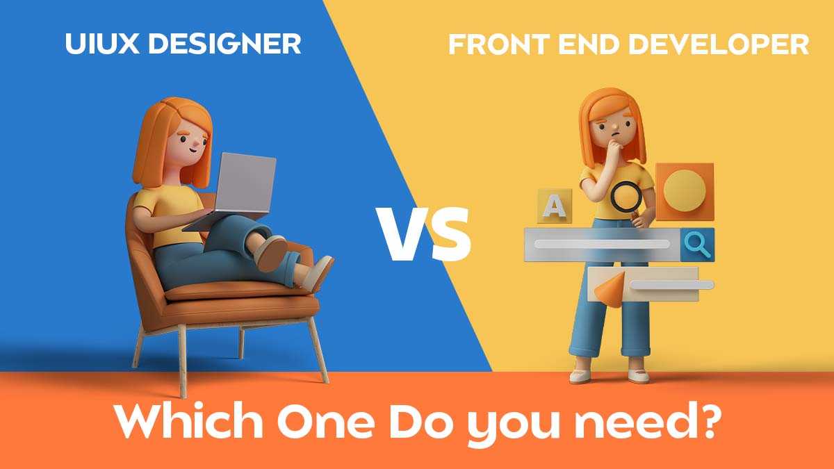 UI UX designer vs front-end developer