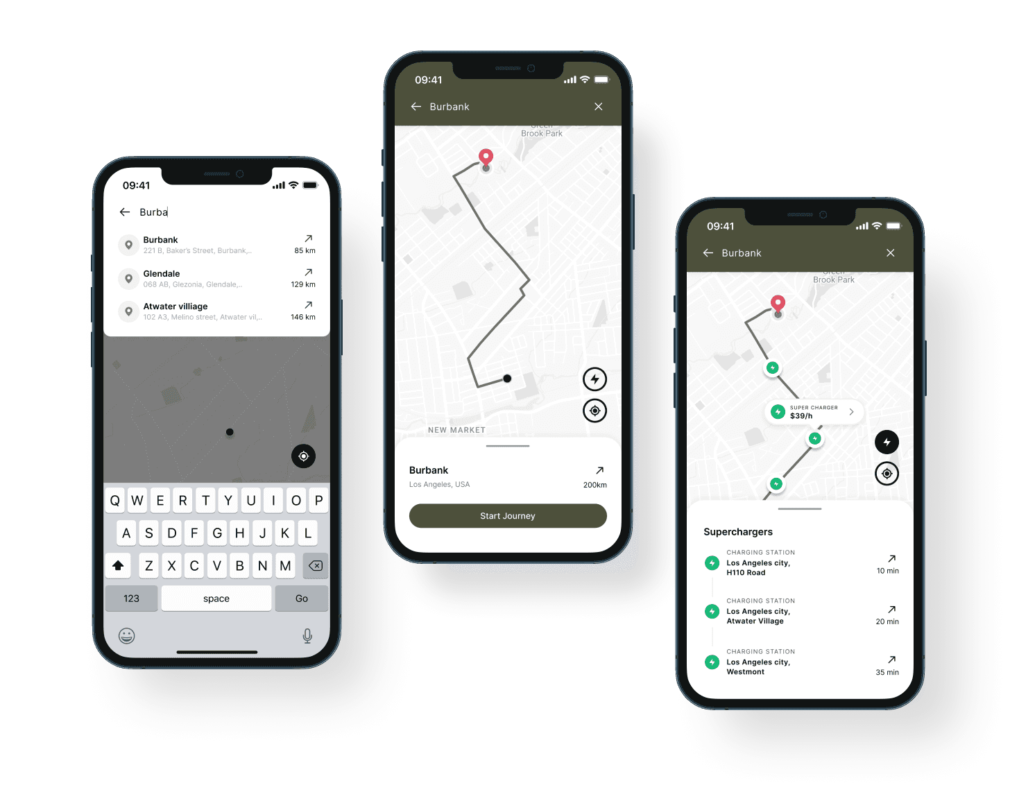 Electric Car Commute App UX/UI Case Studies Rivian Trip planning | WowMakers