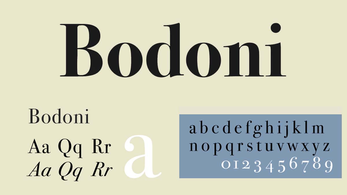 Bodoni Font
