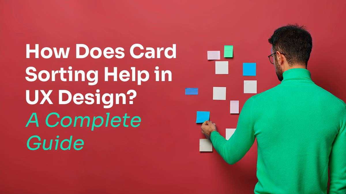 UX card sorting