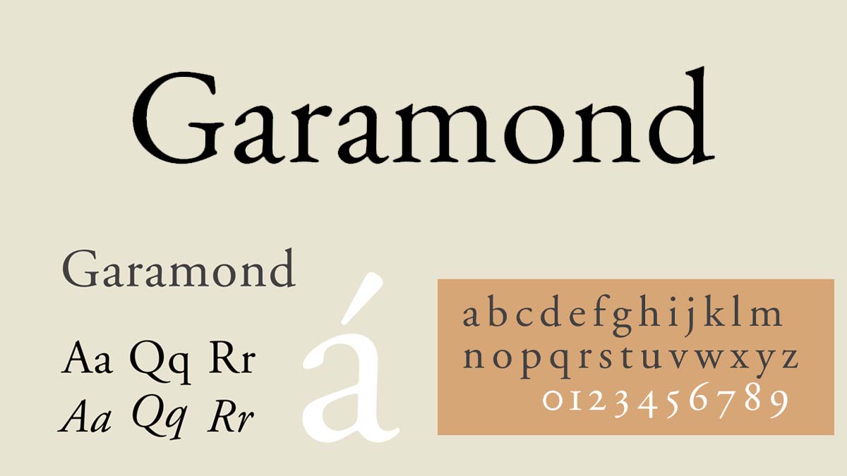 Garamond Font